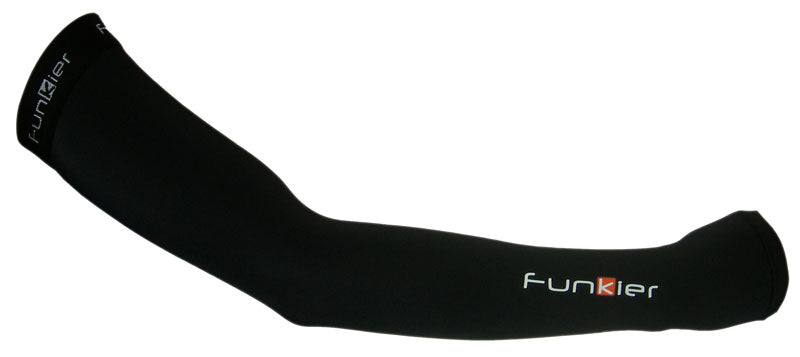 Funkier Allariz SLV03 Winter Thermal Arm Warmers in Black - Large