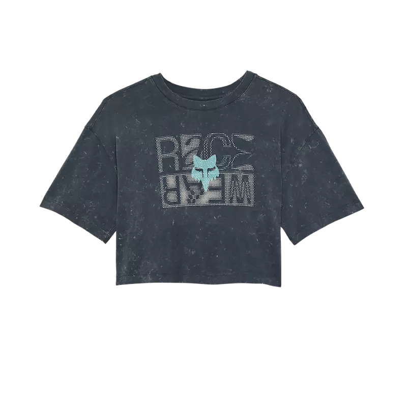 Womens Throttle Oversized Crop Tee