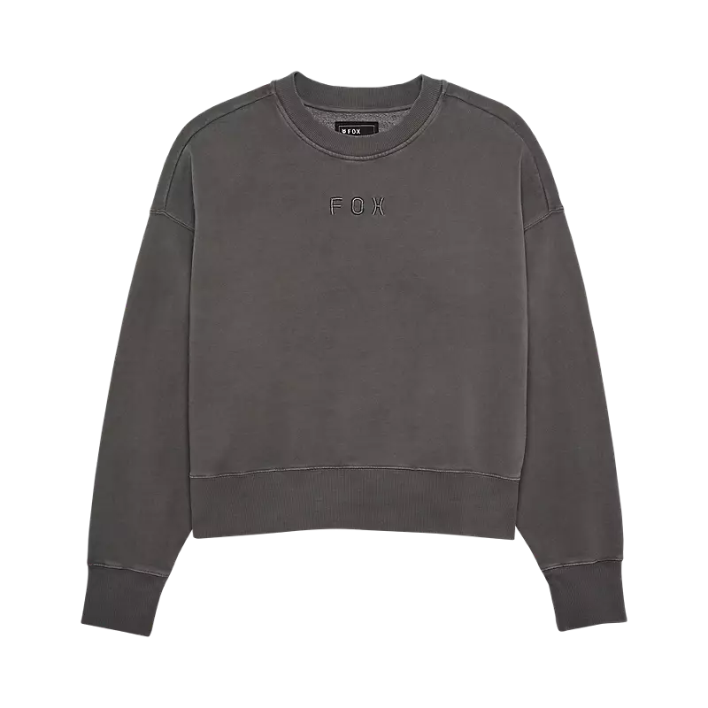 Womens Wordmark Oversized Crew Pullover