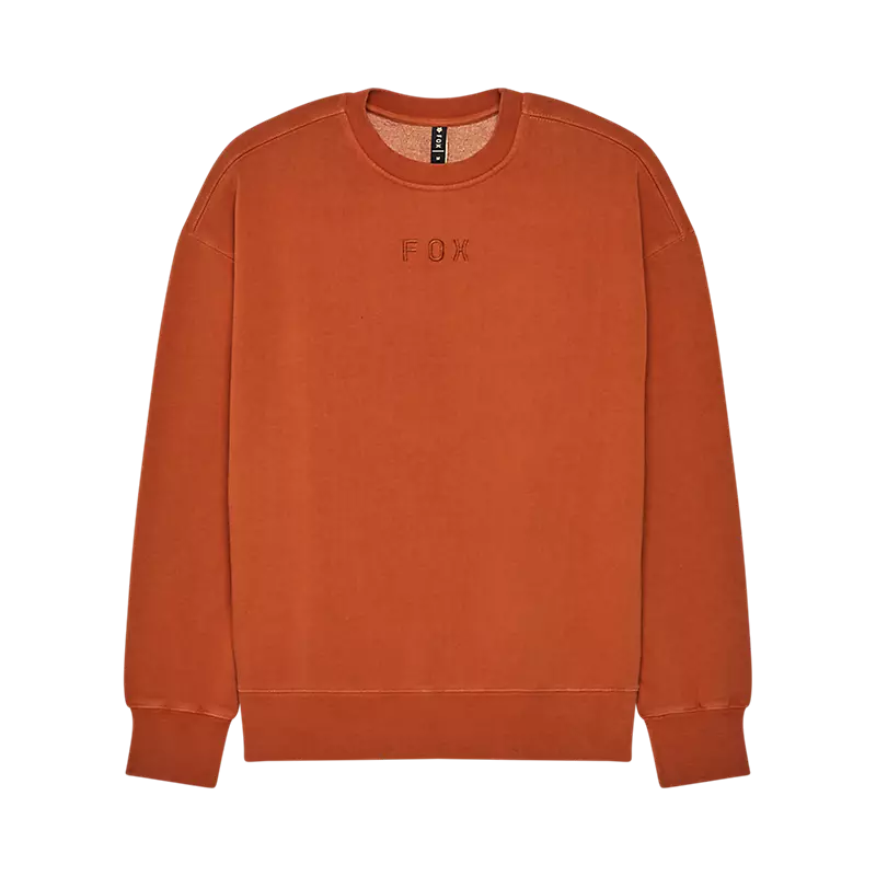Fox Wordmark Oversized Fleece Crew
