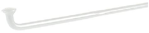 Alpina ACI Plain Gauge Silver Spokes - Box/144 - 290mm