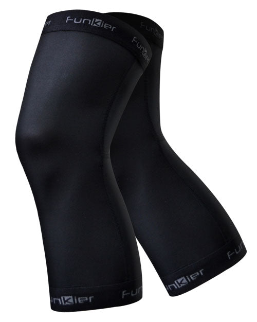 Funkier Sanxenxo KW-02 Winter Knee Warmers in Black - Large
