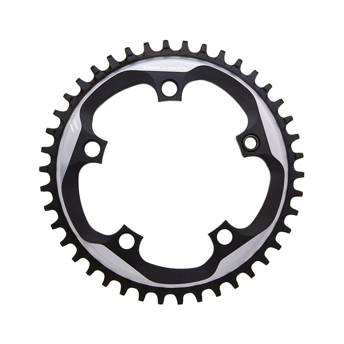 Sram Spare - Chain Ring Road 50T 110 B V2 Aluminium 4mm Black (50-34): BLACK 50T
