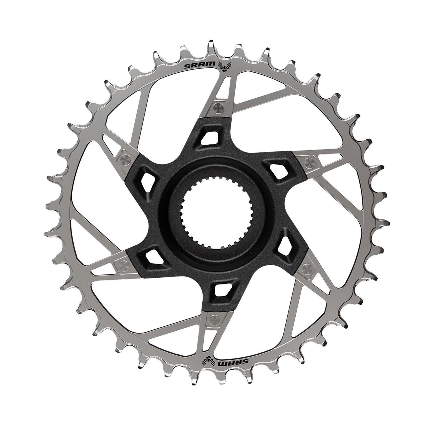 Ochain Chain ring XX T-TYPE 104BCD CNC Aluminium (Mounting Hardware Included): BLACK 34T