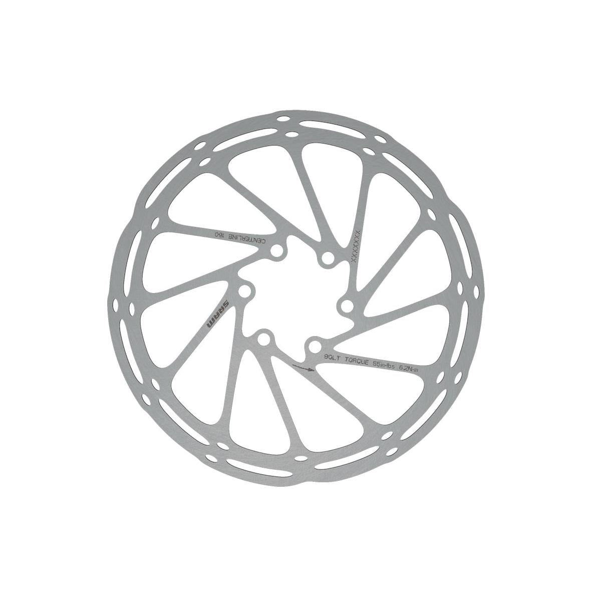 SRAM Rotor Centerline (Includes Steel Rotor Bolts) Rounded 2.0mm: 200MM