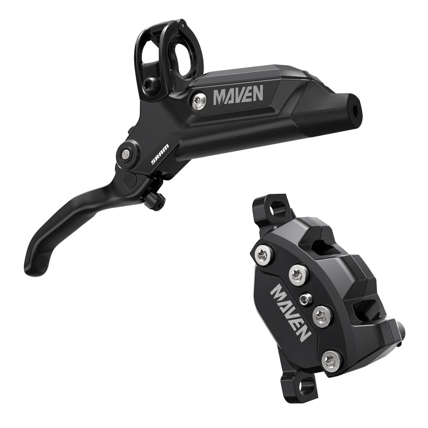 SRAM Disc Brake Motive Ultimate - Clear Ano, Bearing Carbon Lever,Tool Free Reach, Bleeding Edge (includes MMX Clamp, Rotor/Bracket sold separately) A1: CLEAR ANODIZED 950MM