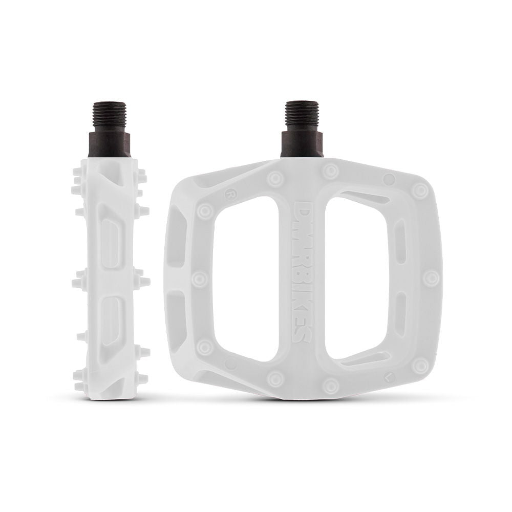 DMR - V6 Plastic Pedal - Cro-Mo Axle - White
