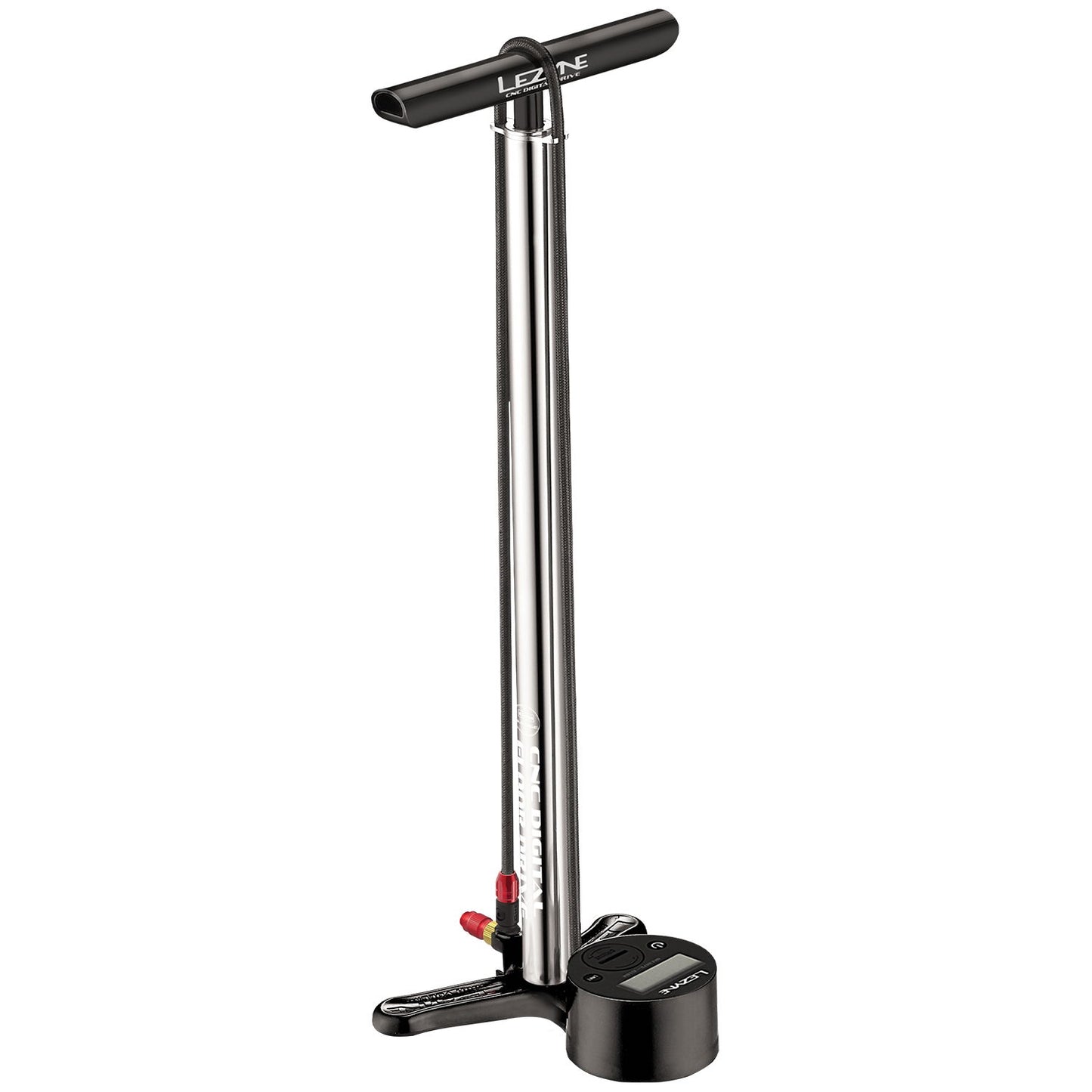 Lezyne - CNC Digital Drive 3.5 - Silver/Hi Gloss