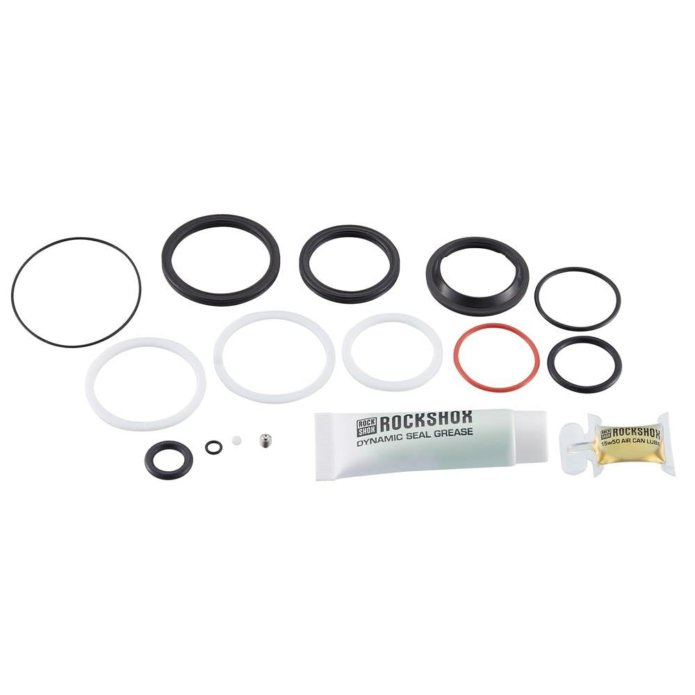 RockShox Service - 200 hour/1 year Service Kit (includes dust seals, foam rings, o-ring seals) - Reba A7 120mm (Standard) (2018+): BLACK