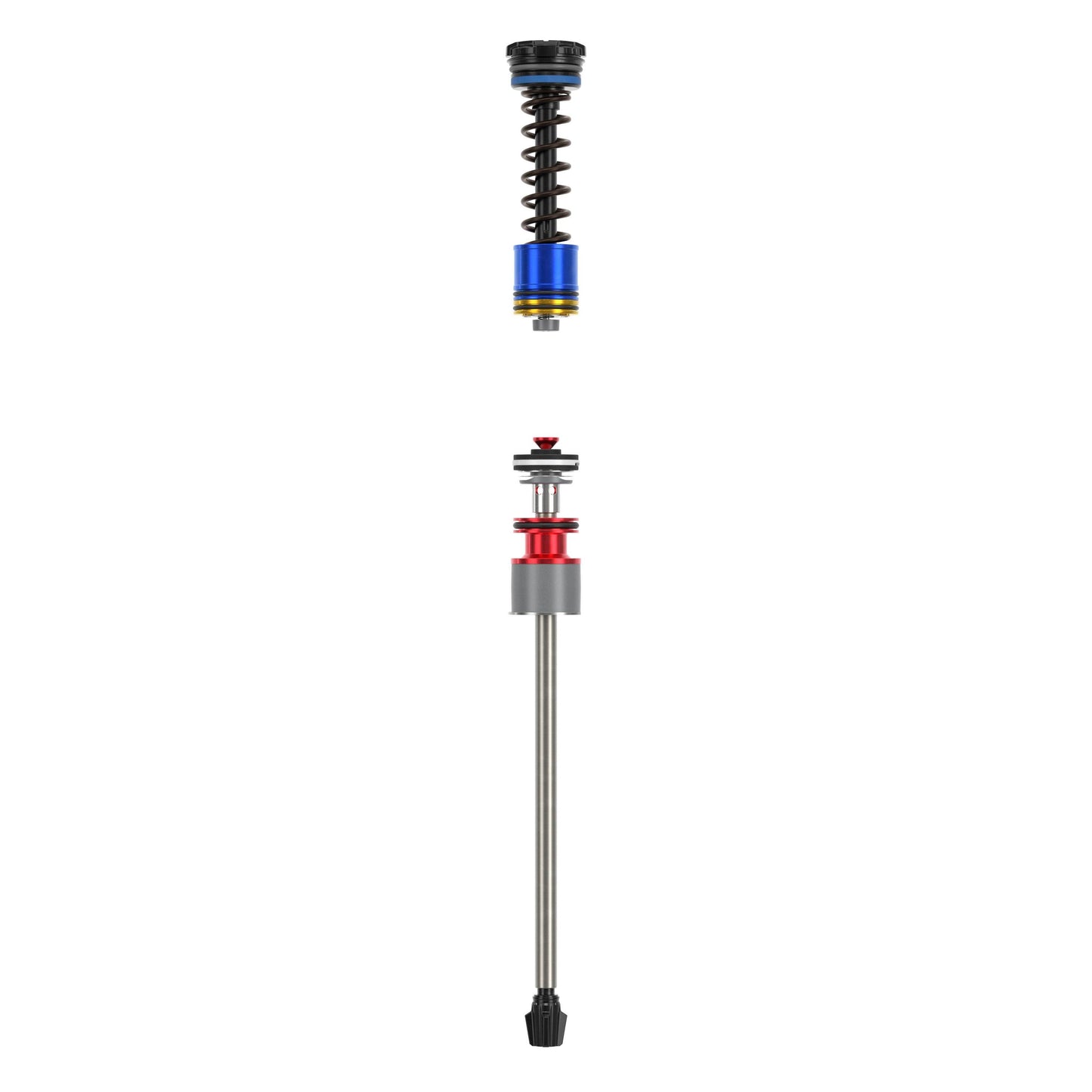 RockShox Seatpost Lower Tube Assembly - 31.6, (Includes Lower Tube, Middle Base, And Contacts) - Reverb Axs B1+ (2026+): 175MM