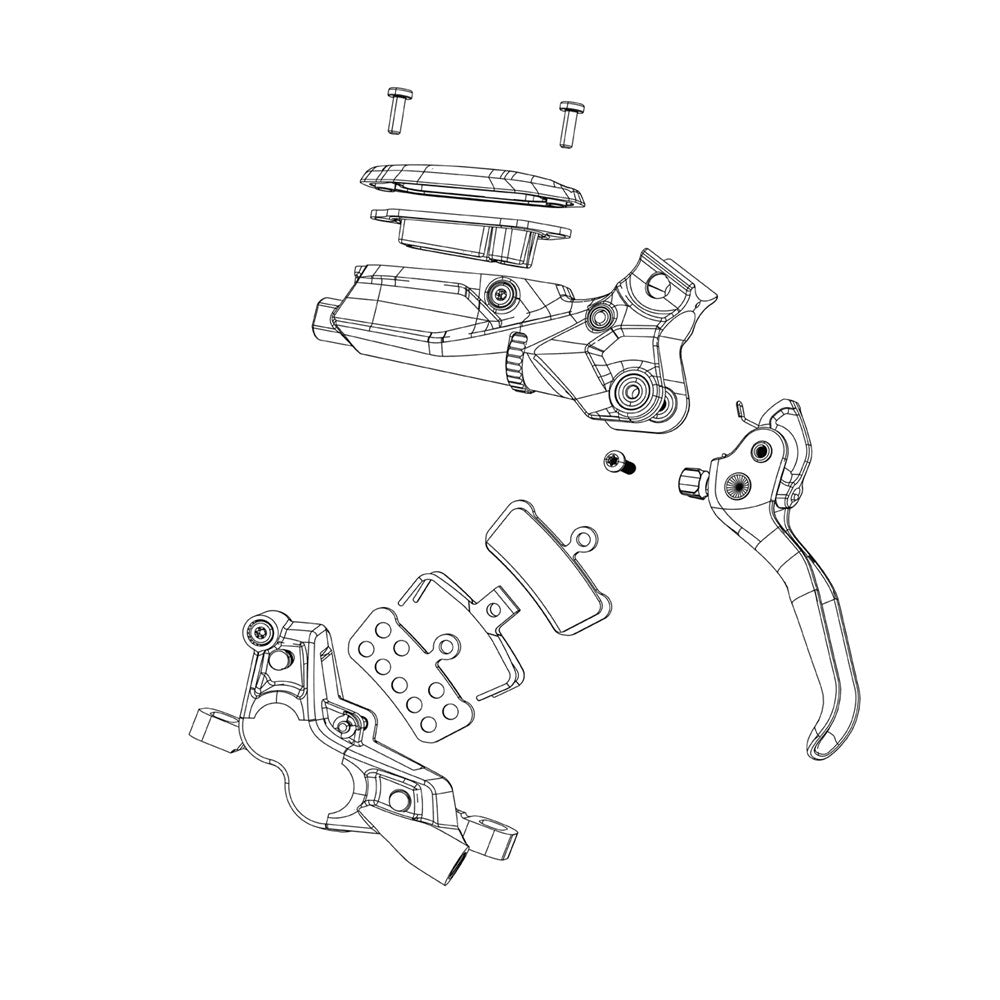 SRAM GX T-Type Eagle Transmission AXS Groupset (RD w/Battery/Charger/Cord, EC POD, FC GX Q174 DUB MTB Wide w/DM 32t CR w/2 Guards, CN 126l, CS XS-1275 10-52t): DARK POLAR 175MM