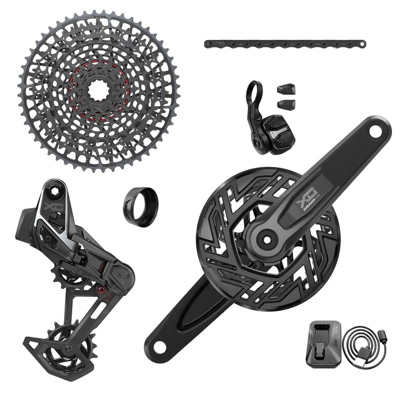 SRAM XXSL T-Type Eagle Transmission AXS Groupset: 175MM