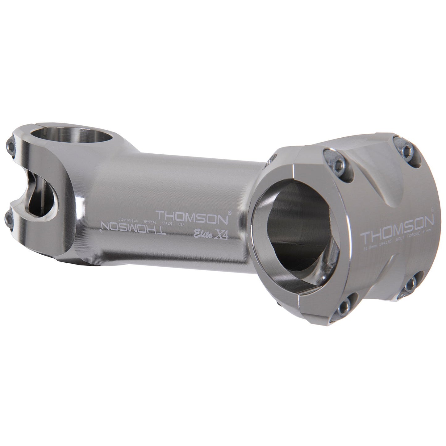 Thomson - Elite Stem X4 Silver 0 x 100 x 31.8