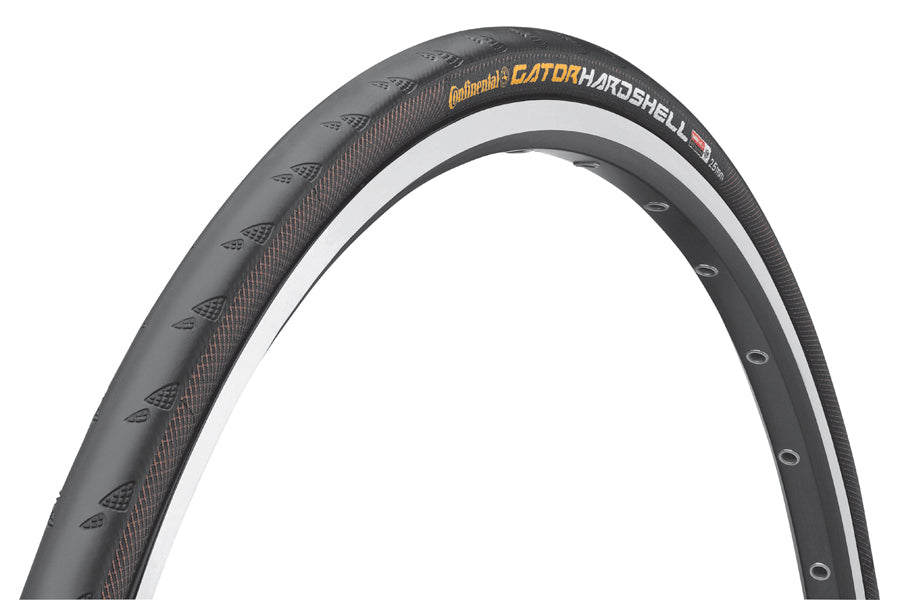 Continental Gatorhardshell Black Tyre (Folding) - 700 x 23mm