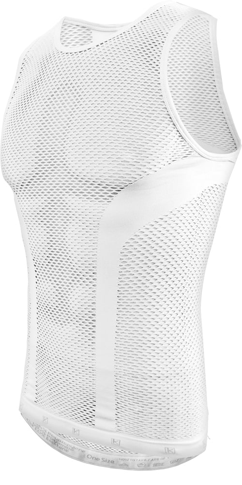 Funkier Vesta Gents Pro Summer Lightweight Baselayer in White (ST-1100) - M-L