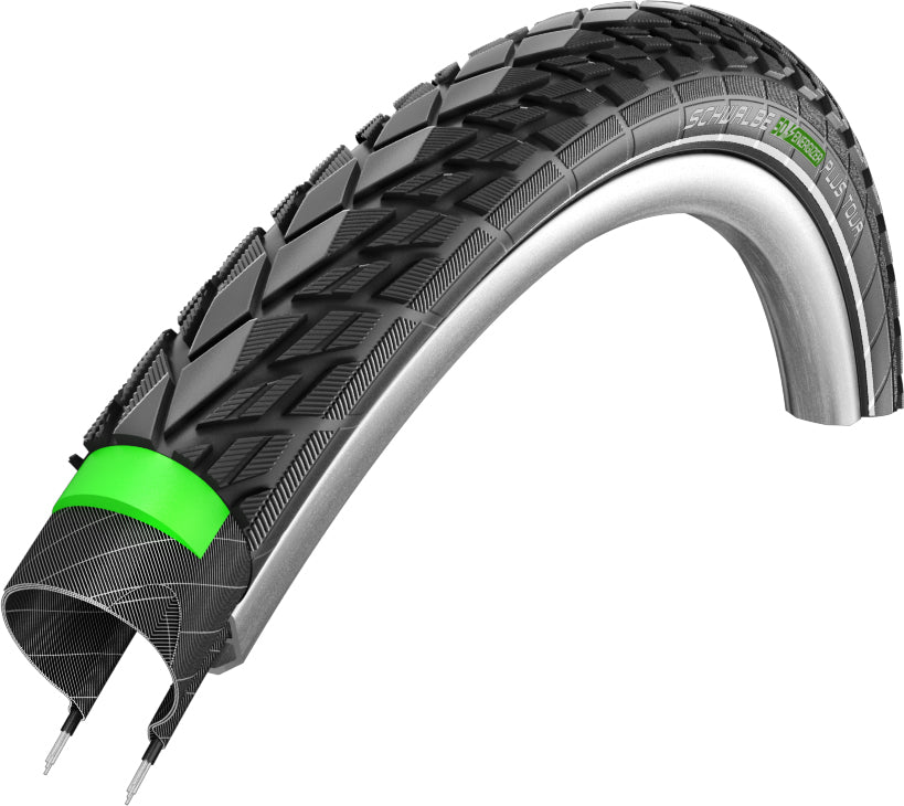 Schwalbe Energizer Plus TOUR GreenGuard Energizer Compound in Black/Reflex (wired) - 28 x 1.75"