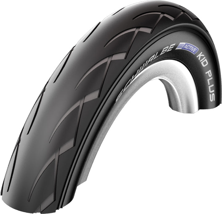 Schwalbe Kid Plus Active Line PunctureGuard Black'n Roll Compound Rigid in Black - 12 x 1.75" (47-203)