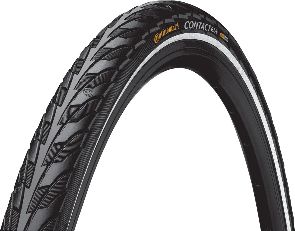 Continental Contact City/Trekking Tyre in Black/Reflex (Rigid) - 700 x 28mm