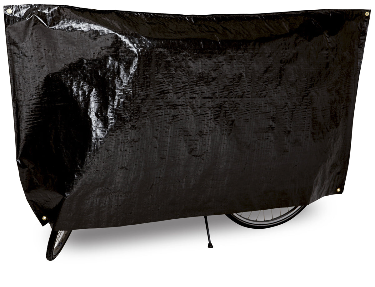 VK "Classic" Waterproof Single Bicycle Cover Incl. 5m Cord in Black