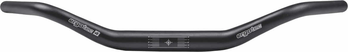 Ergotec Moon Cruiser Bugel Alloy Handlebars 31.8mm - Black