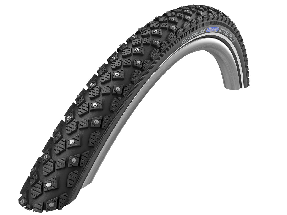 Schwalbe Marathon Winter Plus SmartGuard Performance Winter in Black/Reflex - 20 x 1.60"