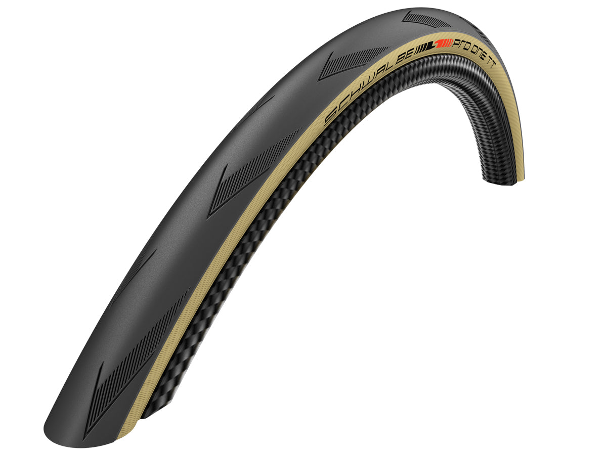 Schwalbe Pro One TT TLE Addix-Race Evolution Tyre in Classic Skin (Folding) - 700 x 25mm
