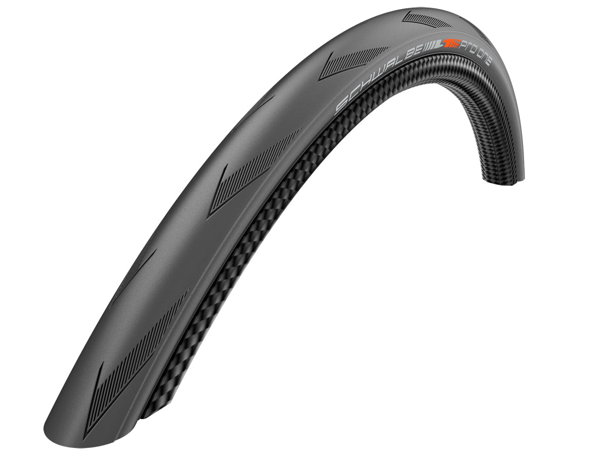 Schwalbe Pro One Tube-Type Addix-Race Evolution V-Guard Tyre in Black (Folding) - 700 x 23mm