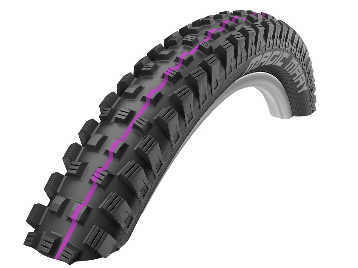Schwalbe Magic Mary TLE Addix Ultra Soft Evolution SuperGravity Tyre in Black 29 x 2.40" (Folding)