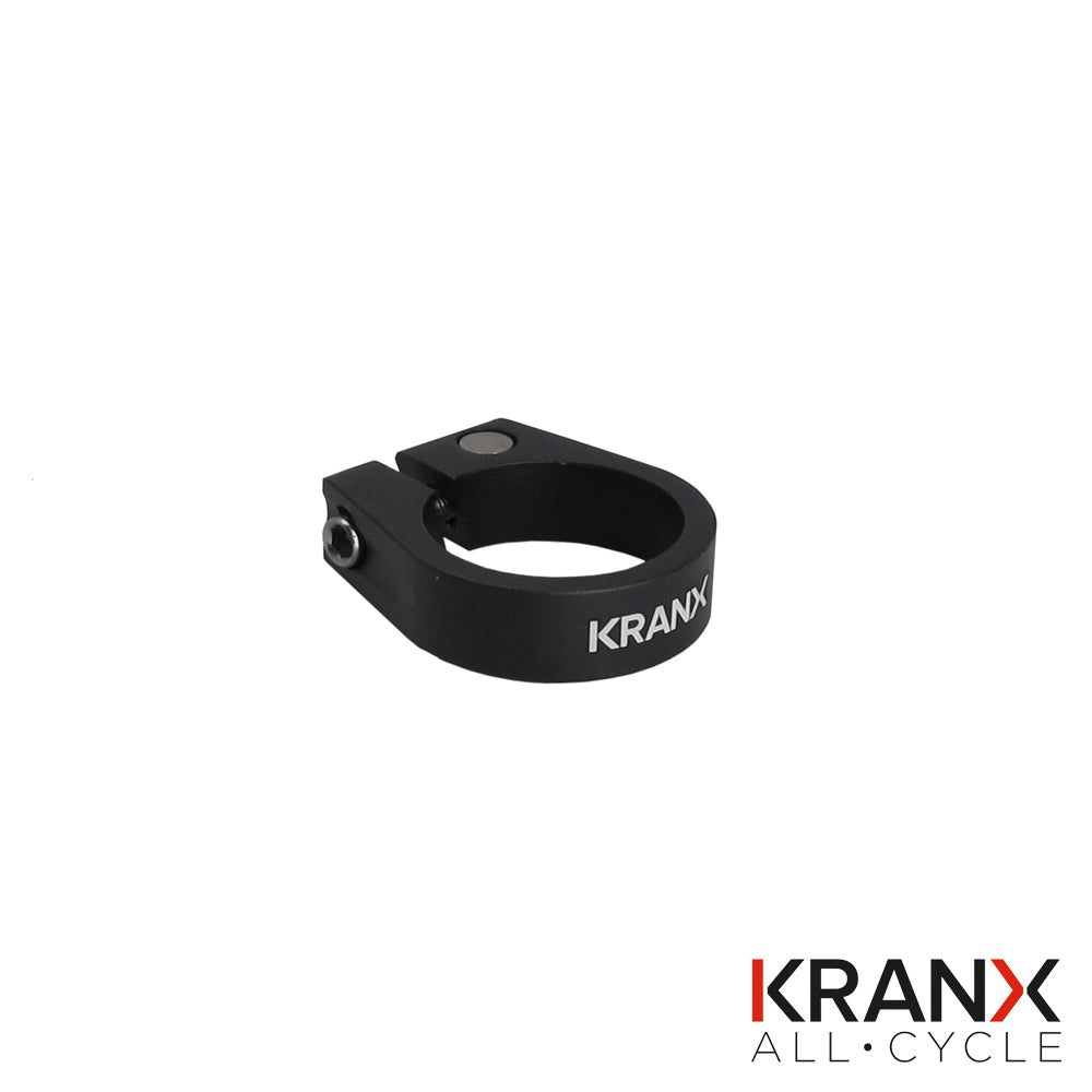 KranX Alloy Allen Key Seat Clamp in Black - 28.6mm