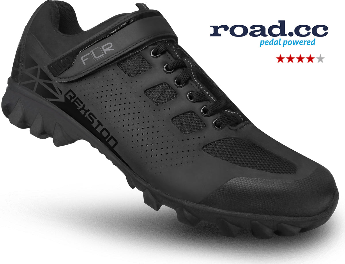 FLR Rexston Active Touring/Trail Shoe in Black - Size 38