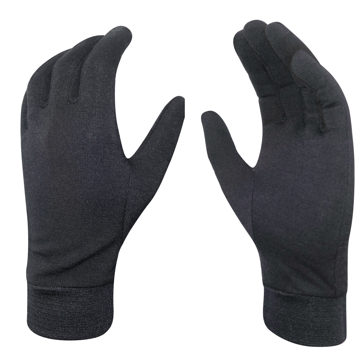 Chiba Merino Liner Winter Glove in Black - Large