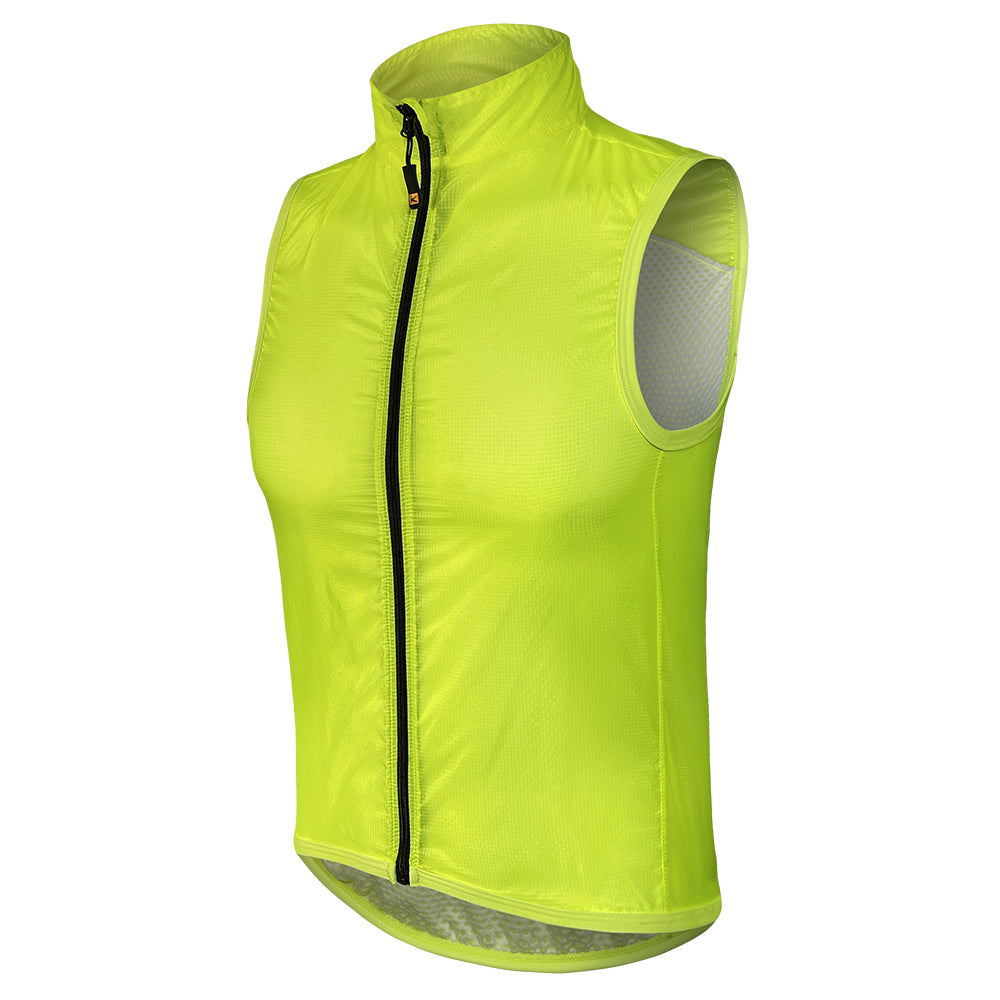 Funkier Windbreaker Gents Pro Gilet in Fluo Yellow - Large