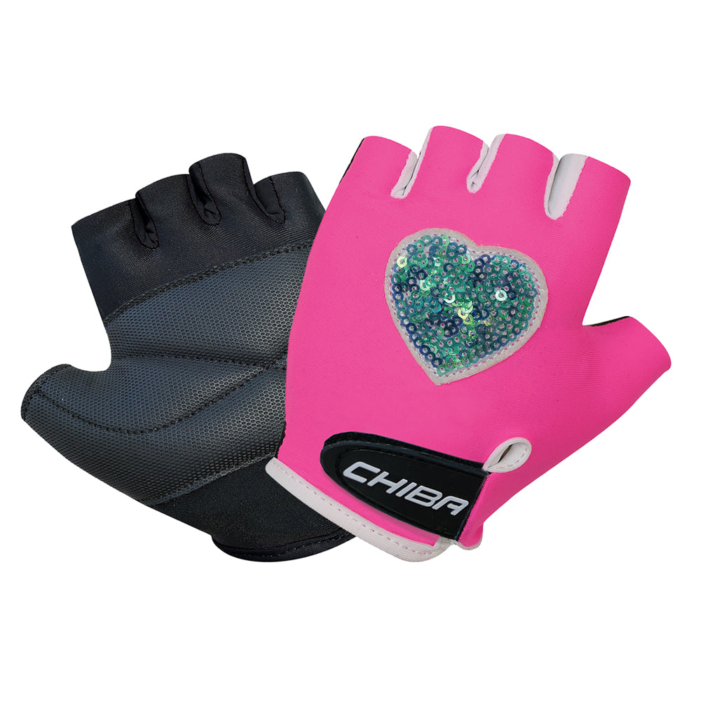 Chiba Kids Line "Cool" Mitt in Neon Pink - Large
