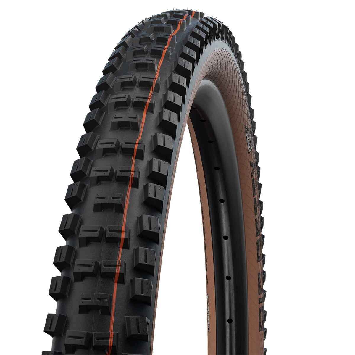 Schwalbe Big Betty Evolution Soft Super Gravity TLE Tyre in Black/Bronze (Folding) - 27.5 x 2.40"