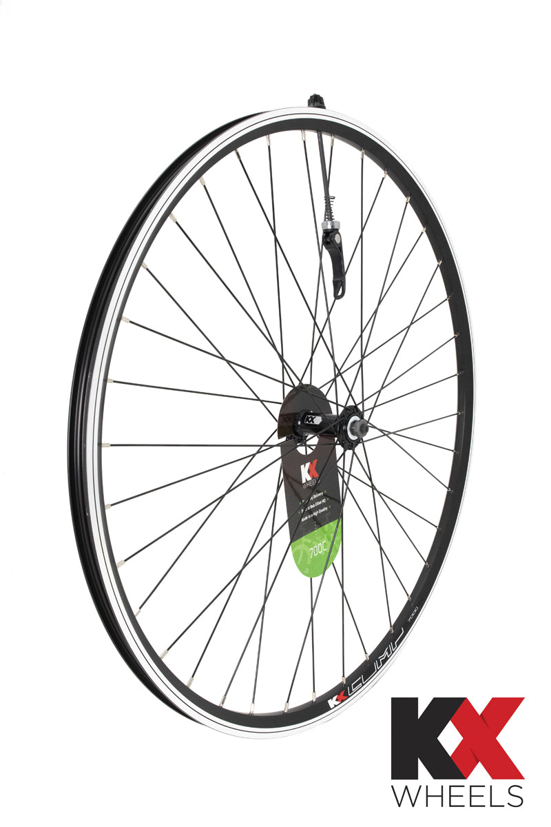 KX Hybrid 700C Doublewall Q/R Wheel Rim Brake (Front) - Black