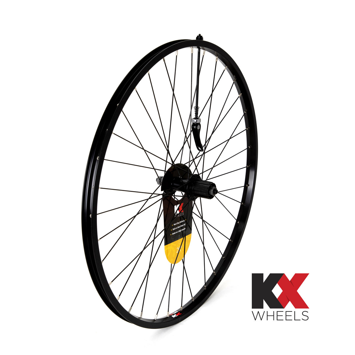 KX MTB 26" Singlewall Q/R Cassette Wheel Rim Brake (Rear) - Black