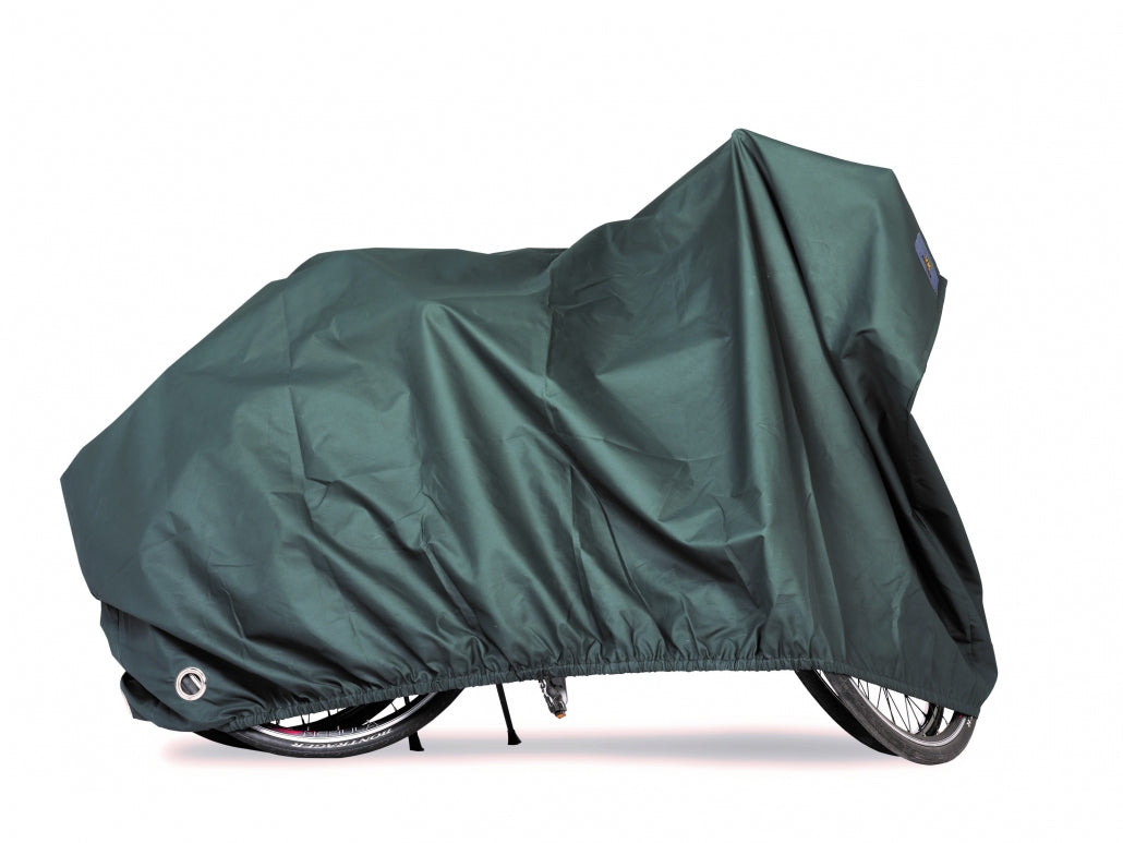 VK "Re-Cover" Duo 2-Bike Bicycle Cover in Forest Green (made from recycled polyester)