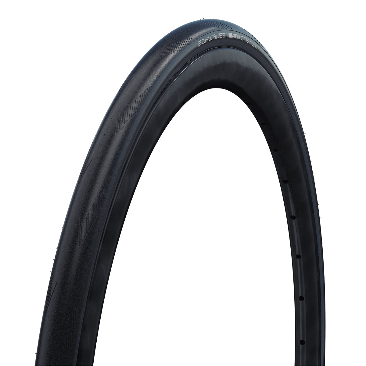 Schwalbe One Plus Performance Road Race Tyre in Black (Folding) - 700 x 25mm