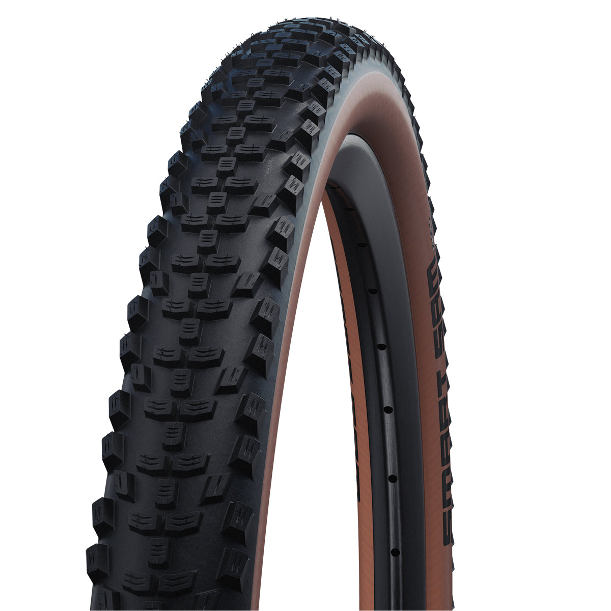 Schwalbe Smart Sam '24 Performance Tyre in Black/Bronze (Wired) - 27.5 x 2.25"