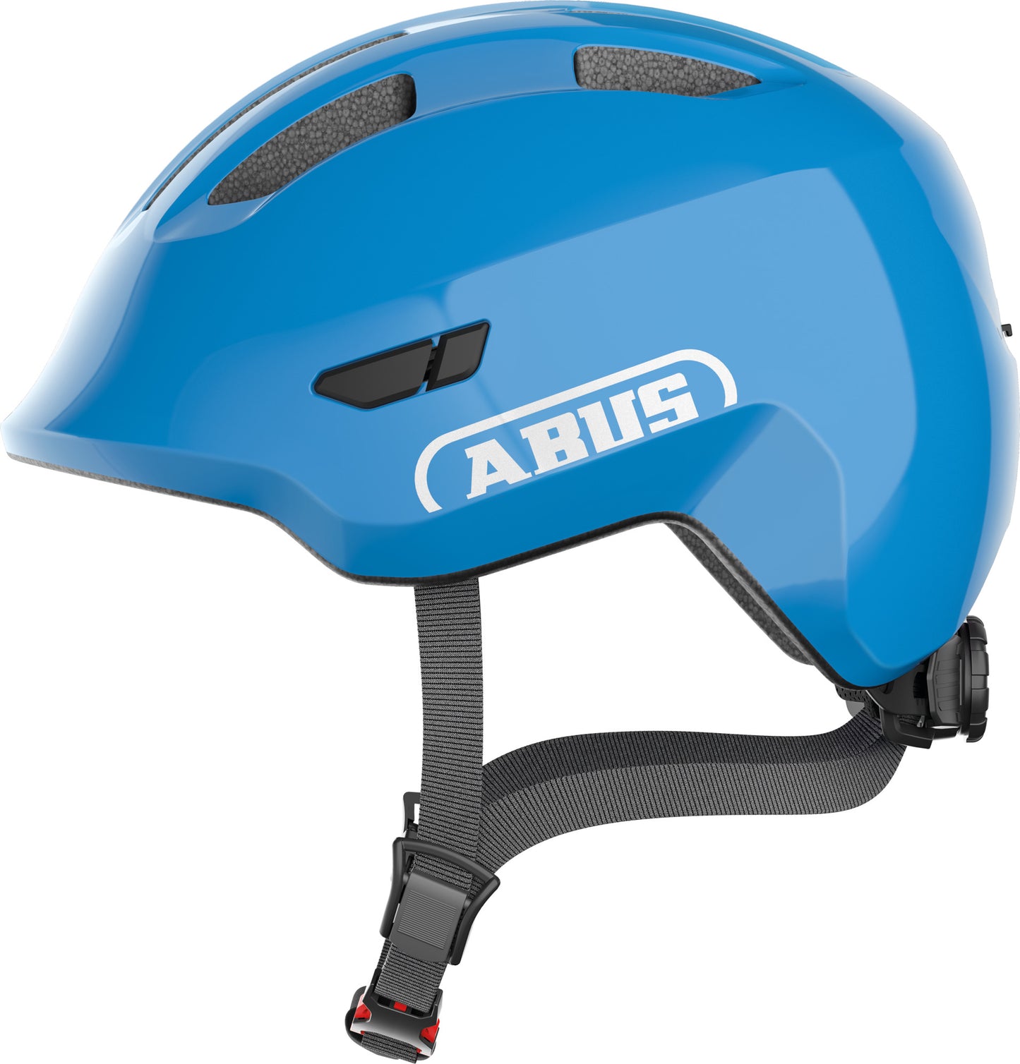 ABUS Smiley 3.0 Kids Leisure Helmet in Shiny Blue - Medium (50-55cm)