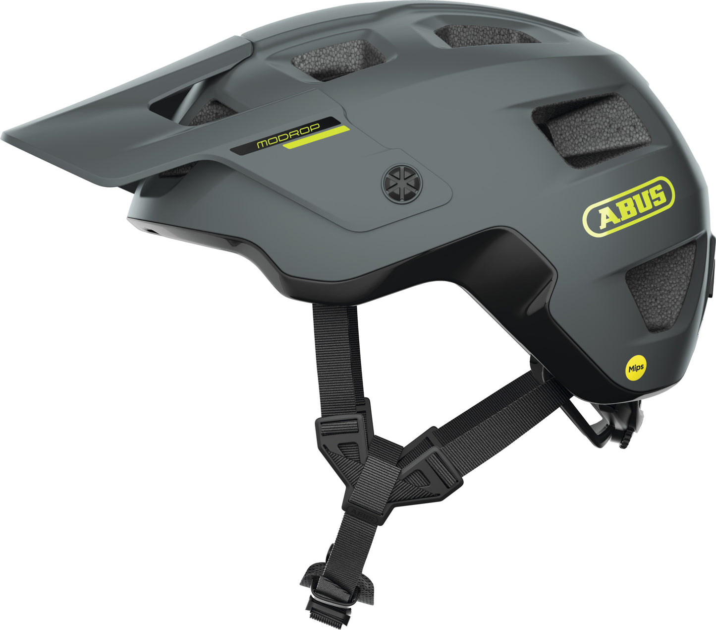 ABUS MoDrop MTB MIPS Helmet in Concrete Grey - Large (57-61cm)