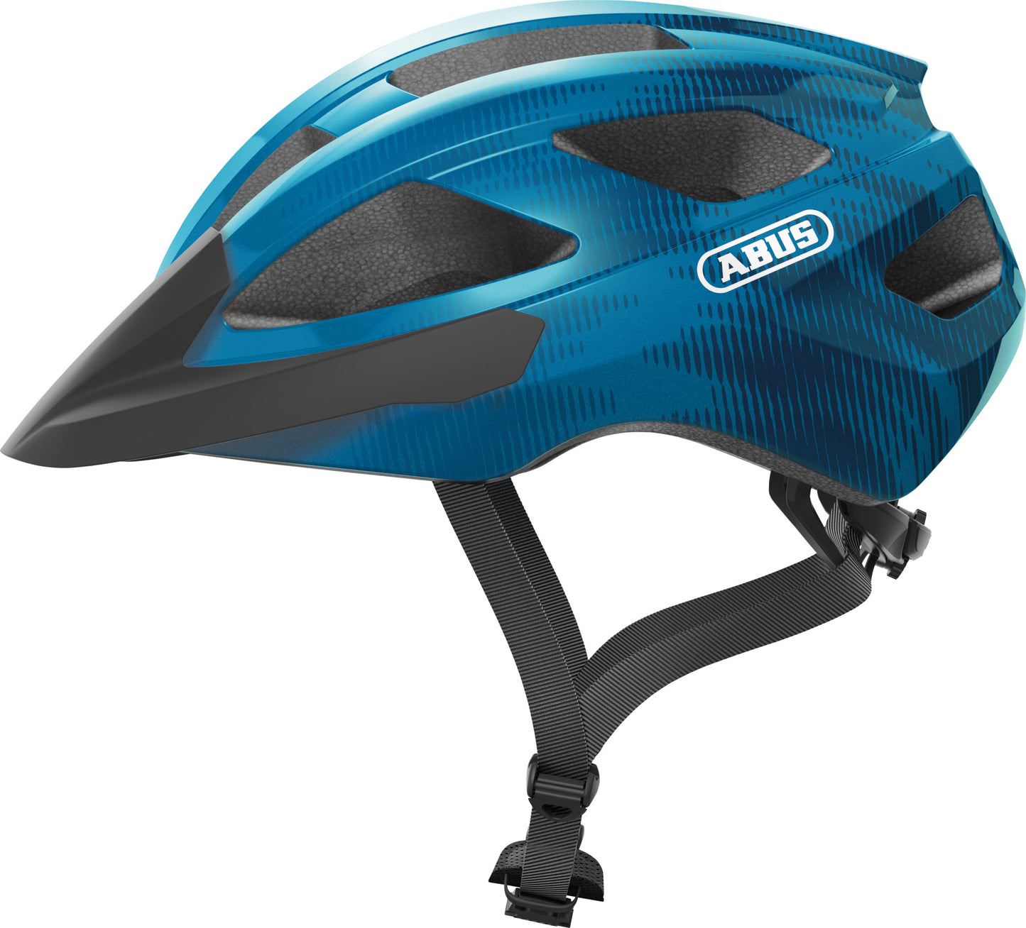 ABUS Macator Road Helmet in Steel Blue - Large (58-62cm)