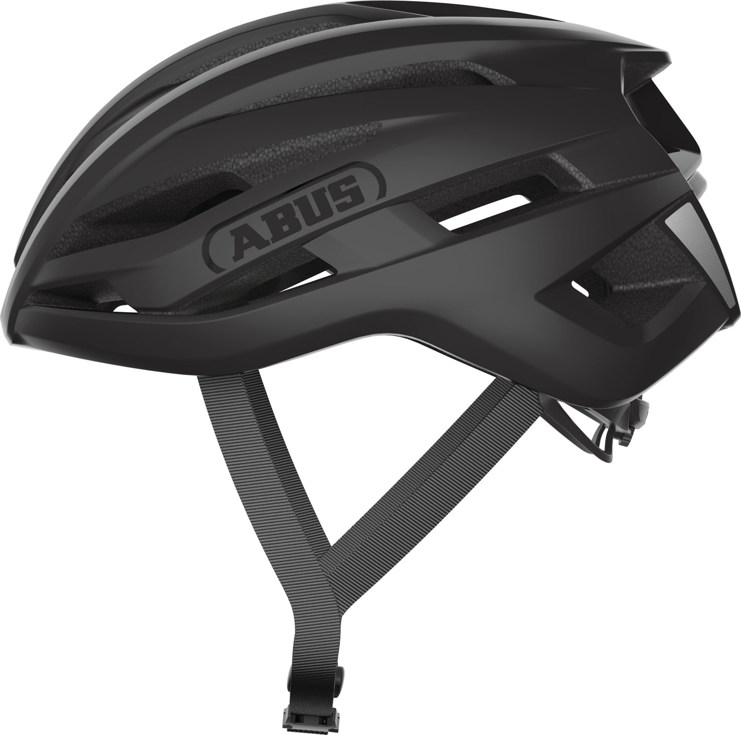 ABUS Stormchaser ACE Road Helmet in Velvet Black (Made in Italy) - Large (59-61cm)