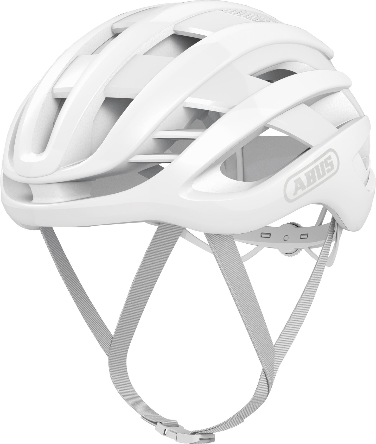 ABUS AirBreaker Road Elite Helmet in Pure White (Made in Italy) - Large (59-61cm)