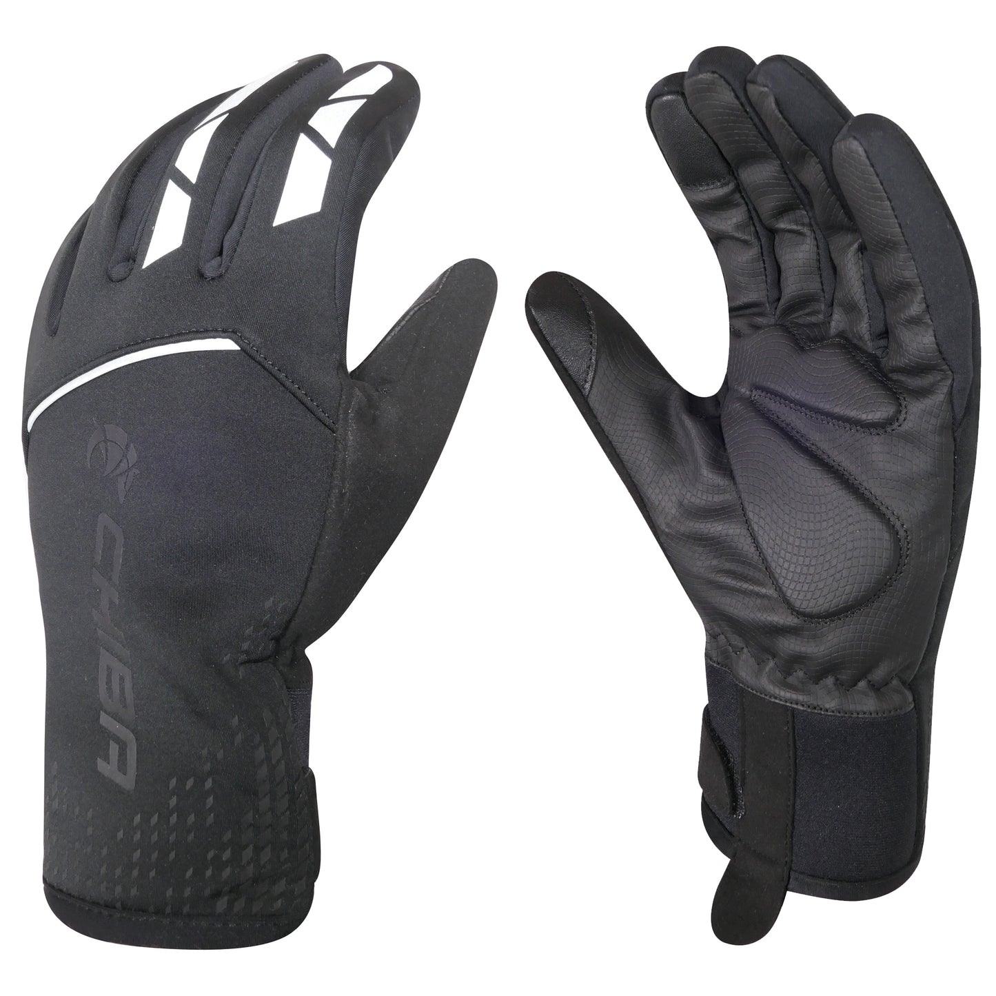 Chiba 2nd Skin Light-Line Windprotect Waterproof Glove in Black - Large
