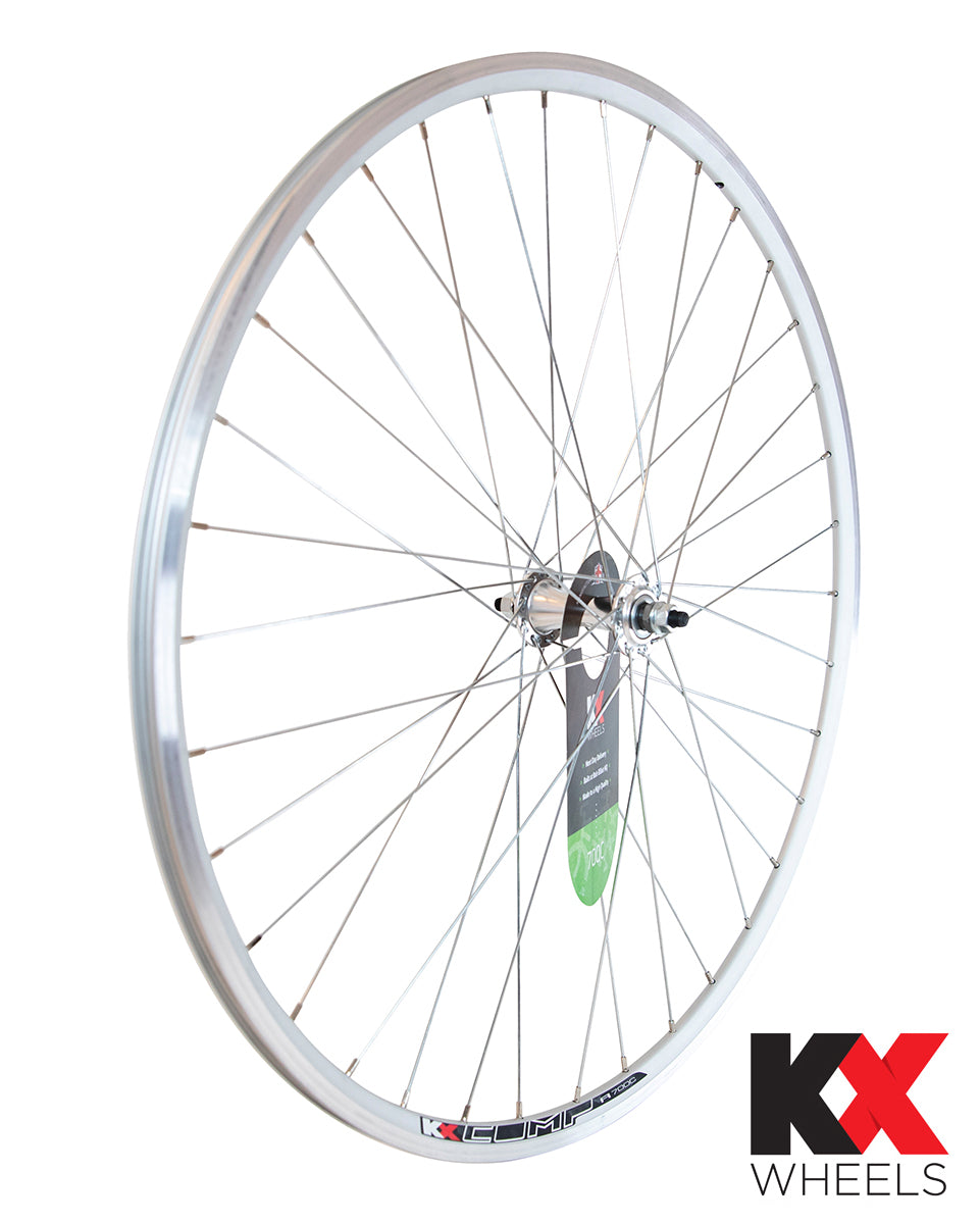KX Eco FXD 700c Fixie Wheel in Silver (Front)