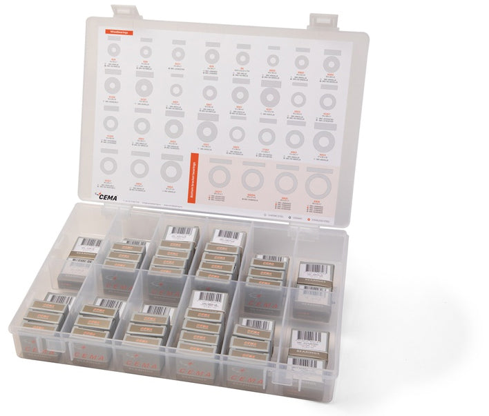 Cema Assorted Chrome Steel Bearing Tray (50pcs)