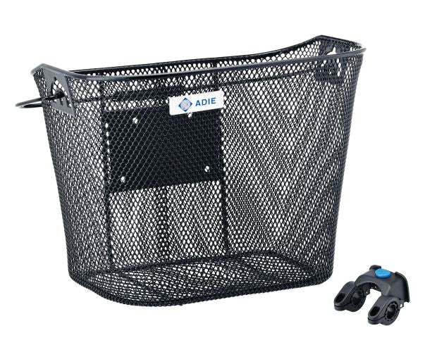 Adie Mesh Basket in Black, Includes Snap Fit Bracket