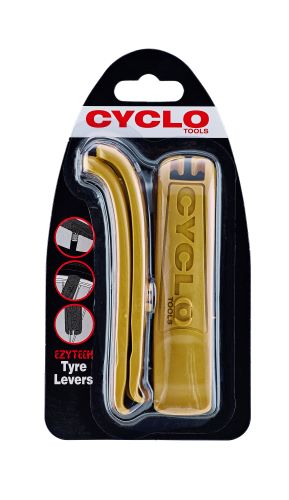 Weldtite Cyclo Ezytech Tyre Levers Yellow (Set of 3)