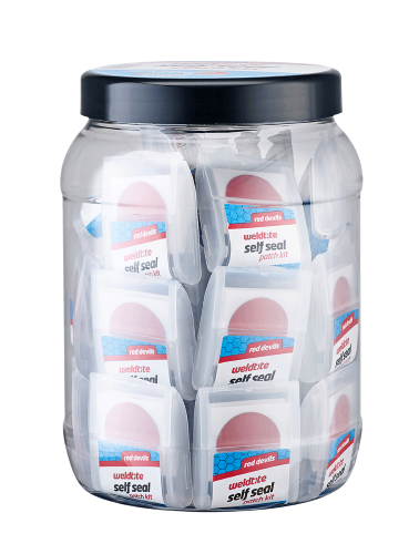 Weldtite Red Devil Self Seal Repair Kit Display Jar (36 in Jar)